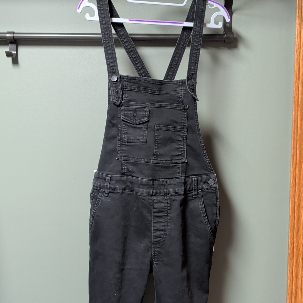 Free People Women's Sz 28 Black Overalls